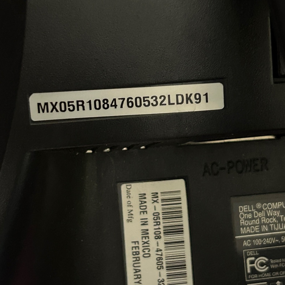 Dell model # 1504FP 15" Ultrasharp LCD Monitor in black